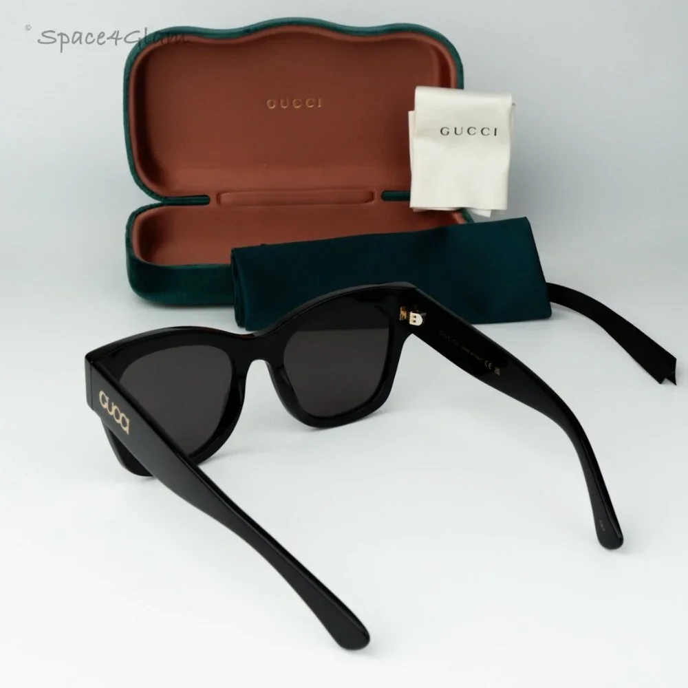 Gucci Men Sunglasses Black Grey Square GG1789S 001 BRAND NEW